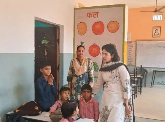 Strictness seen during school inspection, instructions given to further improve arrangements IMAGE CREDIT TO सूचना विभाग