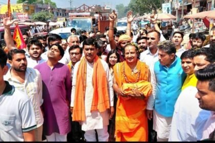 Ban cow slaughter; ensure respect and protection for cattle: Hundreds of cow devotees raise a call in Garhmukteshwar IMAGE CREDIT TO रिपोर्टर