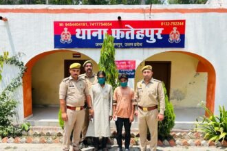 Two smack (heroin) traffickers were arrested under Operation Savera. IMAGE CREDIT TO POLICE