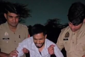 Operation Langda: Police arrested an accused in an encounter; he was shot in the leg. IMAGE CREDIT TO POLICE