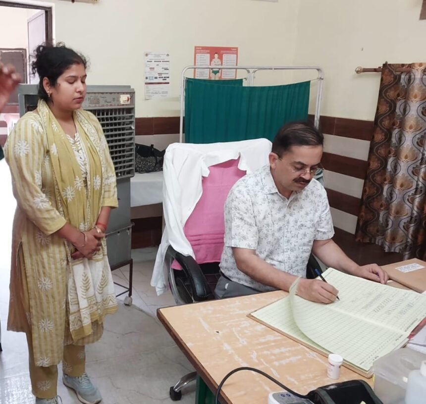 The Chief Medical Officer inspected the Chief Minister’s Arogya Health Melas and issued directions to further improve healthcare services. IMAGE CREDIT TO चिकित्सा विभाग