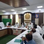 Deliberations were held on the action plan for the financial year 2026–27, with road widening and construction works set to gain momentum. IMAGE CREDIT TO INFORMATION DEPARTMENT
