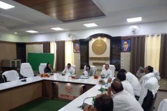 Deliberations were held on the action plan for the financial year 2026–27, with road widening and construction works set to gain momentum. IMAGE CREDIT TO INFORMATION DEPARTMENT