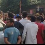 A stir erupted after the suspicious death of a history-sheeter lodged in Bijnor District Jail, leading to strong protests by family members and Azad Samaj Party workers. IMAGE CREDIT TO रिपोर्टर