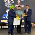 Arpit Chadha, Vice Chairman of ITS Education Group, was honored with the Chief Executive Business Leadership Award 2026. IMAGE CREDIT TO इंस्टीट्यूट