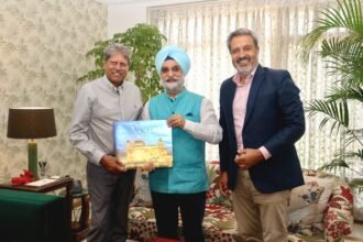 “Deliberations on giving Delhi a global identity through golf.” IMAGE CREDIT TO REPORTER