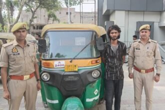 Vijayanagar Police Arrest One Accused Involved in Auto Theft. IMAGE CREDIT TO POLICE