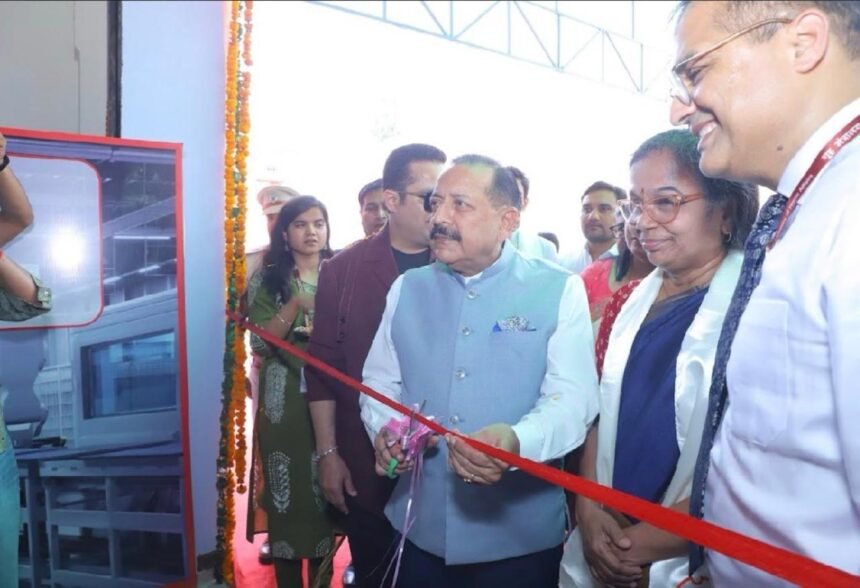 Union Minister Dr. Jitendra Singh Inaugurates Solar Module Manufacturing Plant of Central Electronics Limited IMAGE CREDIT TO रिपोर्टर