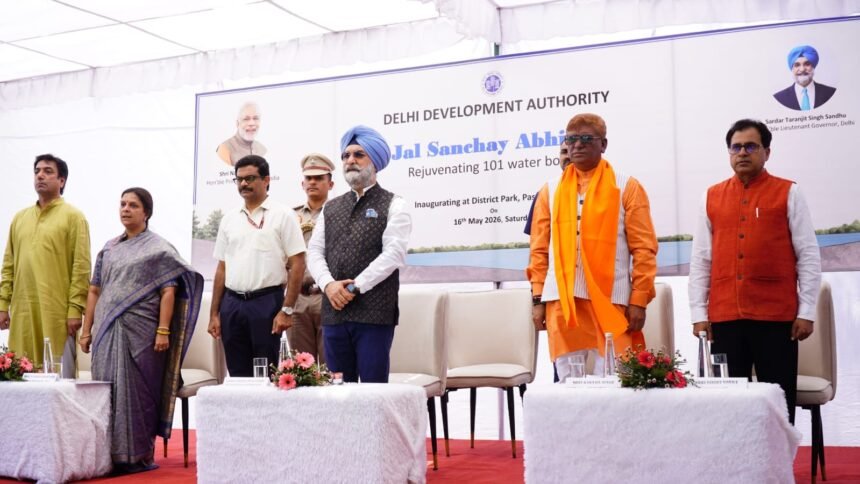 The DDA has launched a water conservation campaign IMAGE CREDIT TO प्राधिकरण