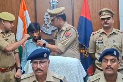Loni Border police solved the murder of an elderly man and arrested two accused, including a juvenile girl. IMAGE CREDIT TO POLICE