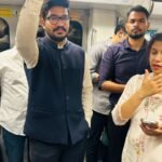 Impact of PM Modi’s appeal: The District Magistrate of Delhi traveled by metro, giving a message of fuel conservation. IMAGE CREDIT TOT REPORTER