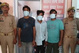 Big action by Garhmukteshwar police: Gang involved in dismantling stolen bikes busted, 3 accused arrested. IMAGE CREDIT TO POLICE