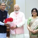 The Governor of Haryana met the Prime Minister, and they discussed the future of development and education. IMAGE CREDIT TO पीआईबी