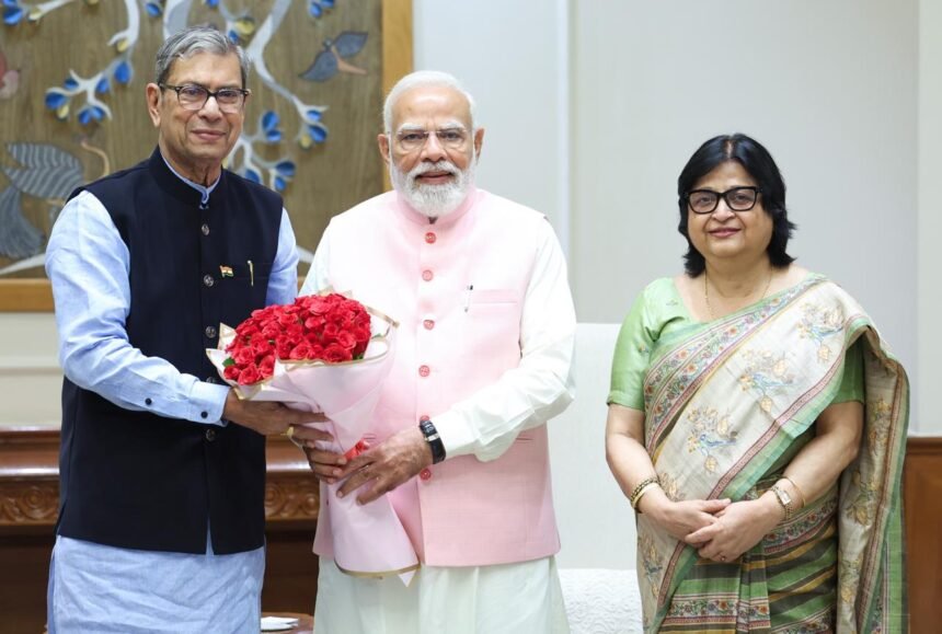 The Governor of Haryana met the Prime Minister, and they discussed the future of development and education. IMAGE CREDIT TO पीआईबी