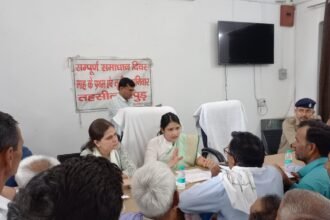 In Hapur, Samadhan Divas was organized in all three tehsils, where 152 complaints were registered and 24 were resolved on the spot. IMAGE CREDIT TO सूचना विभाग