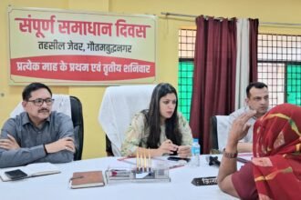 The Sampoorna Samadhan Divas was held in all three tehsils of the district. A total of 200 complaints were received, out of which 9 were resolved on the spot. IMAGE CREDIT TO INFORMATION DEPARTMENT