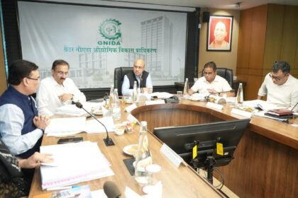 At the 143rd board meeting of the Greater Noida Authority, several major decisions were taken, including approval of the budget, new expressway connectivity plans, introduction of electric buses, and significant relief measures for allottees. IMAGE CREDIT TO AUTHORITY