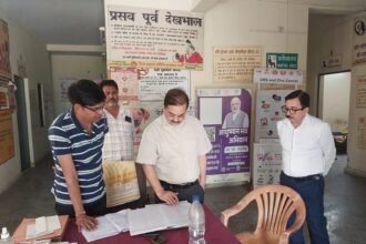 Chief Medical Officer inspects Arogya Health Melas and reviews ground-level reality. IMAGE CREDIT TO चिकित्सा विभाग