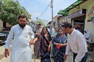 The by-election for the councilor post in Ward 12 of the Nagar Panchayat has been completed; the results will be announced on May 7. IMAGE CREDIT TO REPORTER