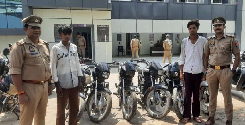 Kavinagar Police arrested two accused involved IMAGE CREDIT TO पुलिस