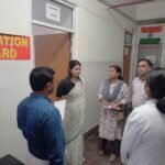 District Magistrate Kavita Meena carried out a surprise inspection of the district hospital and assessed the arrangements and overall facilities. IMAGE CREDIT TO सूचना विभाग