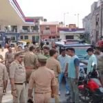 Cash van robbed at gunpoint in broad daylight in the Crossing area; police have begun an investigation. IMAGE CREDIT TO पुलिस