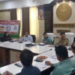 A review meeting on law and order and prosecution was held in the Collectorate auditorium. IMAGE CREDIT TO सूचना विभाग