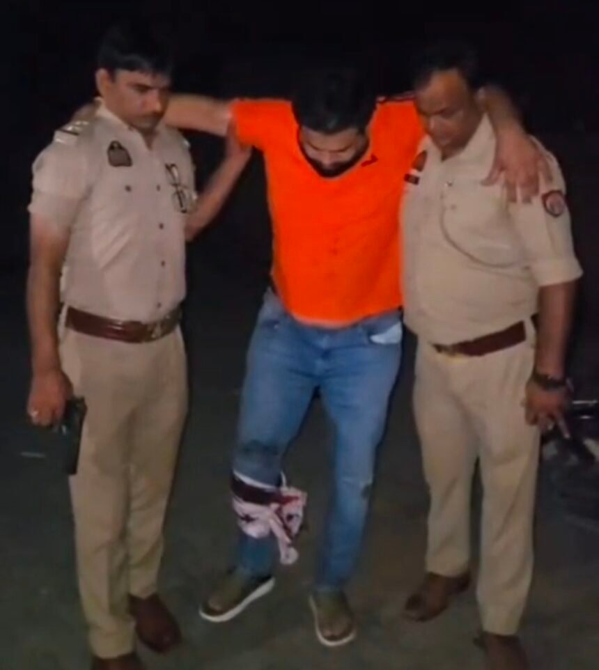 “Shalimar Garden police arrested two snatchers in an encounter; one was shot in the leg.” IMAGE CREDIT TO POLICE