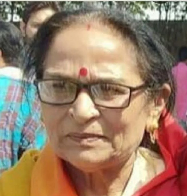 “Former MP and former minister Omvati Devi has passed away, causing a wave of grief in Bijnor.” IMAGE CREDIT TO ओमवती देवी फाइल फोटो