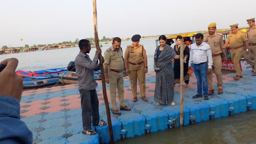 “The DM and SP reviewed the preparations for the Jyeshtha Ganga Dussehra fair.” IMAGE CREDIT TO सूचना विभाग