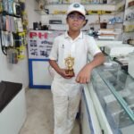 “Cricket Championship: Manik Sharma was awarded Player of the Match.” IMAGE CREDIT TO रिपोर्टर