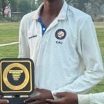 Emerging star Anay Negi from Uttarakhand impressed everyone with his performance, shining as a rising talent in the world of cricket. IMAGE CREDIT TO REPORTER