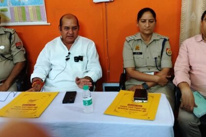 MLA Kirat Singh expressed strong anger over rising crime IMAGE CREDIT TO रिपोर्टर