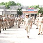 “The DIG conducted the annual inspection of the Baghpat Police Lines and gave instructions to further improve the arrangements.” IMAGE CREDIT TO पुलिस