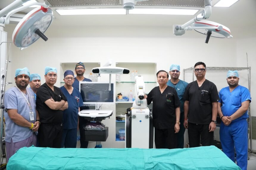 Robotic system will be used for knee and hip replacement at Yashoda Hospital Nehru Nagar. IMAGE CREDIT TO हॉस्पिटल