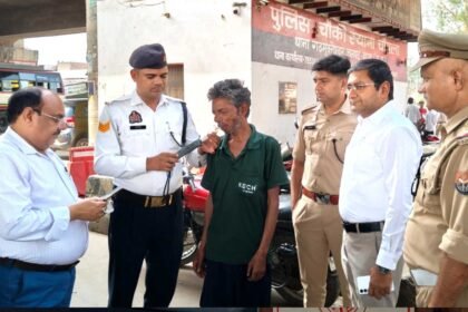 “A two-day special vehicle checking campaign was conducted in the district: ARTO.” IMAGE CREDIT TO POLICE