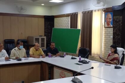 “Under the chairmanship of the District Magistrate, the food safety system was reviewed, and strict action was directed in case of adulteration being found.” IMAGE CREDIT TO सूचना विभाग