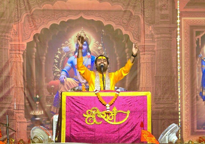 The idea of “Ram Rajya” can be realized only through spiritual knowledge (Brahma Gyaan), said Dr. Sarveshwar. IMAGE CREDIT TO दिव्य ज्योति जागृती संस्थान
