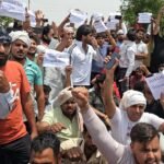 The body of a minor boy who went missing two days ago was found, allegations of rape and murder were made. IMAGE CREDIT TO REPORTER