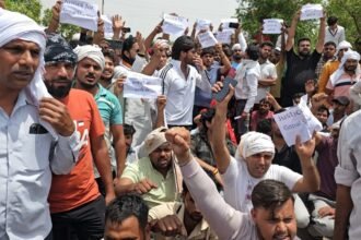 The body of a minor boy who went missing two days ago was found, allegations of rape and murder were made. IMAGE CREDIT TO REPORTER
