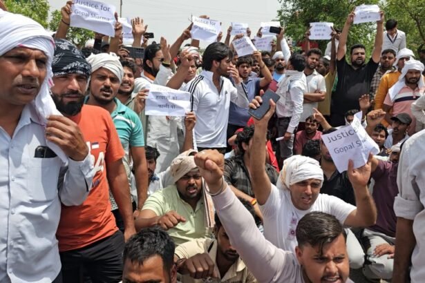 The body of a minor boy who went missing two days ago was found, allegations of rape and murder were made. IMAGE CREDIT TO REPORTER