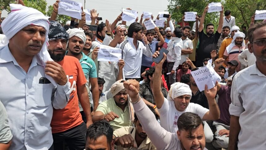 The body of a minor boy who went missing two days ago was found, allegations of rape and murder were made. IMAGE CREDIT TO REPORTER