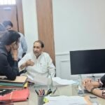 A review meeting was held regarding the proposed construction of a 100-bed hospital in Bisahda village under Dadri Assembly constituency. IMAGE CREDIT TO INFORMATION DEPARTMENT