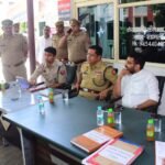 At the Police Station “Samadhan Diwas,” the District Magistrate and Superintendent of Police heard public grievances and directed that they be resolved in a time-bound manner. IMAGE CREDIT TO POLICE