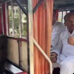 MP Dr. Rajkumar Sangwan arrived in Modinagar by the Namo Bharat Rapid Rail, where hundreds of people joined the Rashtriya Lok Dal (RLD). IMAGE CREDIT TO रिपोर्टर