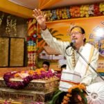 A grand **Mangal Kalash Yatra** procession was taken out with great celebration, marking the auspicious beginning of the **Shreemad Bhagavat Katha Gyan Yagya**. IMAGE CREDIT TO REPORTER