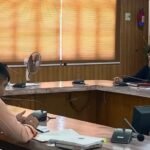 A review of the works of urban local bodies was conducted, and instructions were issued to complete drain (nala) cleaning ahead of schedule. IMAGE CREDIT TO INFORMATION DEPARTMENT