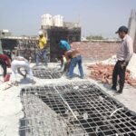 In Sahibabad, the Ghaziabad Development Authority carried out a bulldozer action against illegal construction, demolishing unauthorized structures and sealing a commercial building that was being constructed without approved plans. IMAGE CREDIT TO प्राधिकरण