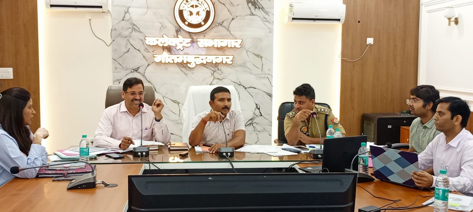 An important meeting of the District Road Safety Committee was held under the chairmanship of the Additional District Magistrate (Administration). IMAGE CREDIT TO INFORMATION DEPARTMENT