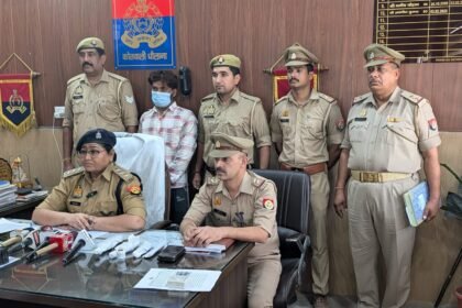 A case of goat theft and earring robbery has been solved; four accused, including three minors, have been arrested. IMAGE CREDIT TO POLICE